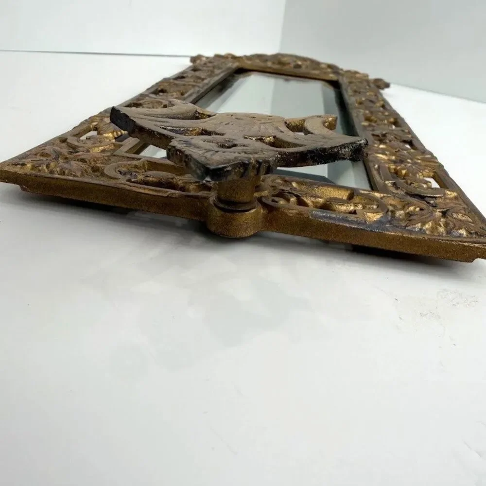 Antique Bradley & Hubbard Victorian Wall Mirror, Ornate, Koi Fish/Dolphin